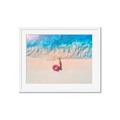 Picture of Girl Sleeping On Beach _GroupedProduct_Rectangle_Landscape_Photography _GroupedProduct_Rectangle_Landscape_Framed_Matted_