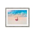 Picture of Girl Sleeping On Beach _GroupedProduct_Rectangle_Landscape_Photography _GroupedProduct_Rectangle_Landscape_Framed_Matted_