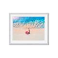 Picture of Girl Sleeping On Beach _GroupedProduct_Rectangle_Landscape_Photography _GroupedProduct_Rectangle_Landscape_Framed_Matted_