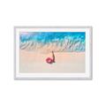 Picture of Girl Sleeping On Beach _GroupedProduct_Rectangle_Landscape_Photography _GroupedProduct_Rectangle_Landscape_Framed_Matted_