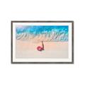 Picture of Girl Sleeping On Beach _GroupedProduct_Rectangle_Landscape_Photography _GroupedProduct_Rectangle_Landscape_Framed_Matted_