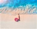 Picture of Girl Sleeping On Beach _GroupedProduct_Rectangle_Landscape_Photography _GroupedProduct_Rectangle_Landscape_Unframed_Print_Only_