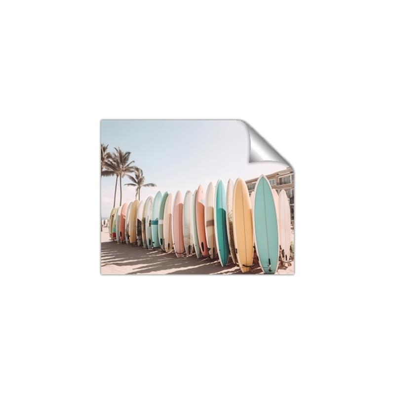 Picture of Surfboards in the Sand _GroupedProduct_Rectangle_Landscape_Photography _GroupedProduct_Rectangle_Landscape_Unframed_Print_Only_