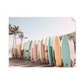 Picture of Surfboards in the Sand _GroupedProduct_Rectangle_Landscape_Photography _GroupedProduct_Rectangle_Landscape_Unframed_Print_Only_