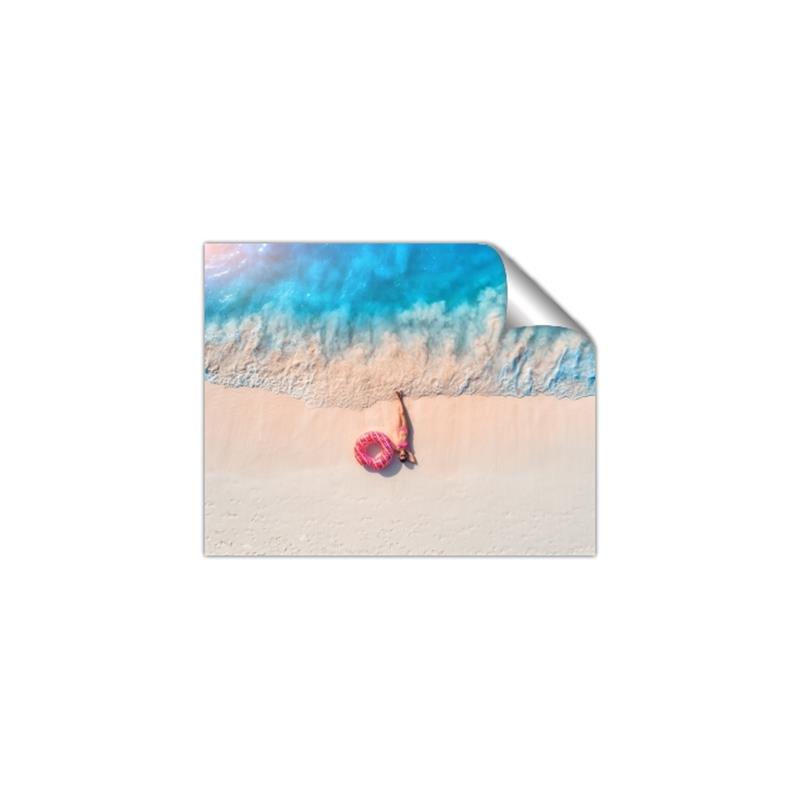 Picture of Girl Sleeping On Beach _GroupedProduct_Rectangle_Landscape_Photography _GroupedProduct_Rectangle_Landscape_Unframed_Print_Only_