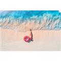 Picture of Girl Sleeping On Beach _GroupedProduct_Rectangle_Landscape_Photography _GroupedProduct_Rectangle_Landscape_Unframed_Print_Only_