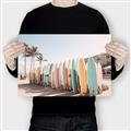 Picture of Surfboards in the Sand _GroupedProduct_Rectangle_Landscape_Photography _GroupedProduct_Rectangle_Landscape_Canvas_