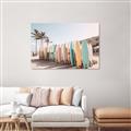 Picture of Surfboards in the Sand _GroupedProduct_Rectangle_Landscape_Photography _GroupedProduct_Rectangle_Landscape_Canvas_