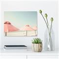 Picture of Pink Beach Umbrellas _GroupedProduct_Rectangle_Landscape_Photography _GroupedProduct_Rectangle_Landscape_Canvas_