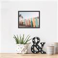 Picture of Surfboards in the Sand _GroupedProduct_Rectangle_Landscape_Photography _GroupedProduct_Rectangle_Landscape_Canvas_Framed_