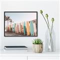 Picture of Surfboards in the Sand _GroupedProduct_Rectangle_Landscape_Photography _GroupedProduct_Rectangle_Landscape_Canvas_Framed_