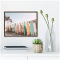 Picture of Surfboards in the Sand _GroupedProduct_Rectangle_Landscape_Photography _GroupedProduct_Rectangle_Landscape_Canvas_Framed_