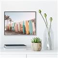 Picture of Surfboards in the Sand _GroupedProduct_Rectangle_Landscape_Photography _GroupedProduct_Rectangle_Landscape_Canvas_Framed_