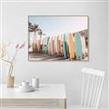 Picture of Surfboards in the Sand _GroupedProduct_Rectangle_Landscape_Photography _GroupedProduct_Rectangle_Landscape_Canvas_Framed_