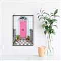 Picture of Door to Fuschia _GroupedProduct_Rectangle_Portrait_Photography _GroupedProduct_Rectangle_Portrait_Canvas_Framed_