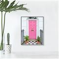 Picture of Door to Fuschia _GroupedProduct_Rectangle_Portrait_Photography _GroupedProduct_Rectangle_Portrait_Canvas_Framed_