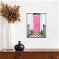 Picture of Door to Fuschia _GroupedProduct_Rectangle_Portrait_Photography _GroupedProduct_Rectangle_Portrait_Canvas_Framed_