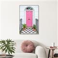 Picture of Door to Fuschia _GroupedProduct_Rectangle_Portrait_Photography _GroupedProduct_Rectangle_Portrait_Canvas_Framed_
