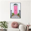 Picture of Door to Fuschia _GroupedProduct_Rectangle_Portrait_Photography _GroupedProduct_Rectangle_Portrait_Canvas_Framed_