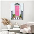 Picture of Door to Fuschia _GroupedProduct_Rectangle_Portrait_Photography _GroupedProduct_Rectangle_Portrait_Canvas_Framed_