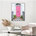 Picture of Door to Fuschia _GroupedProduct_Rectangle_Portrait_Photography _GroupedProduct_Rectangle_Portrait_Canvas_Framed_
