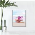 Picture of On Duty in Pink _GroupedProduct_Rectangle_Portrait_Photography _GroupedProduct_Rectangle_Portrait_Canvas_Framed_