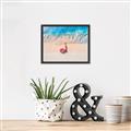 Picture of Girl Sleeping On Beach _GroupedProduct_Rectangle_Landscape_Photography _GroupedProduct_Rectangle_Landscape_Canvas_Framed_