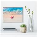 Picture of Girl Sleeping On Beach _GroupedProduct_Rectangle_Landscape_Photography _GroupedProduct_Rectangle_Landscape_Canvas_Framed_
