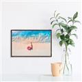 Picture of Girl Sleeping On Beach _GroupedProduct_Rectangle_Landscape_Photography _GroupedProduct_Rectangle_Landscape_Canvas_Framed_