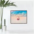 Picture of Girl Sleeping On Beach _GroupedProduct_Rectangle_Landscape_Photography _GroupedProduct_Rectangle_Landscape_Canvas_Framed_