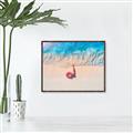 Picture of Girl Sleeping On Beach _GroupedProduct_Rectangle_Landscape_Photography _GroupedProduct_Rectangle_Landscape_Canvas_Framed_