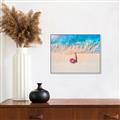 Picture of Girl Sleeping On Beach _GroupedProduct_Rectangle_Landscape_Photography _GroupedProduct_Rectangle_Landscape_Canvas_Framed_
