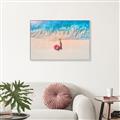 Picture of Girl Sleeping On Beach _GroupedProduct_Rectangle_Landscape_Photography _GroupedProduct_Rectangle_Landscape_Canvas_Framed_