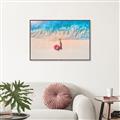 Picture of Girl Sleeping On Beach _GroupedProduct_Rectangle_Landscape_Photography _GroupedProduct_Rectangle_Landscape_Canvas_Framed_