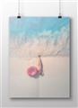 Picture of Girl Sleeping On Beach _GroupedProduct_Rectangle_Landscape_Photography _GroupedProduct_Rectangle_Landscape_Unframed_Print_Only_
