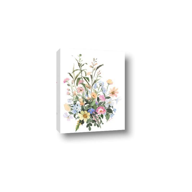Picture of Wild Flower Bouquet II _GroupedProduct_Rectangle_Portrait_Canvas_