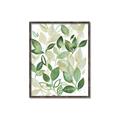 Picture of Watercolor Greens I _GroupedProduct_Rectangle_Portrait_Canvas_Framed_