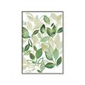 Picture of Watercolor Greens I _GroupedProduct_Rectangle_Portrait_Canvas_Framed_