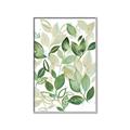 Picture of Watercolor Greens I _GroupedProduct_Rectangle_Portrait_Canvas_Framed_