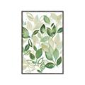 Picture of Watercolor Greens I _GroupedProduct_Rectangle_Portrait_Canvas_Framed_