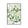 Picture of Watercolor Greens I _GroupedProduct_Rectangle_Portrait_Canvas_Framed_
