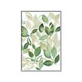 Picture of Watercolor Greens I _GroupedProduct_Rectangle_Portrait_Canvas_Framed_