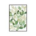 Picture of Watercolor Greens I _GroupedProduct_Rectangle_Portrait_Canvas_Framed_