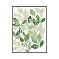 Picture of Watercolor Greens I _GroupedProduct_Rectangle_Portrait_Canvas_Framed_