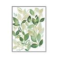 Picture of Watercolor Greens I _GroupedProduct_Rectangle_Portrait_Canvas_Framed_