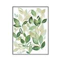 Picture of Watercolor Greens I _GroupedProduct_Rectangle_Portrait_Canvas_Framed_