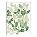 Picture of Watercolor Greens I _GroupedProduct_Rectangle_Portrait_Canvas_Framed_