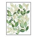 Picture of Watercolor Greens I _GroupedProduct_Rectangle_Portrait_Canvas_Framed_