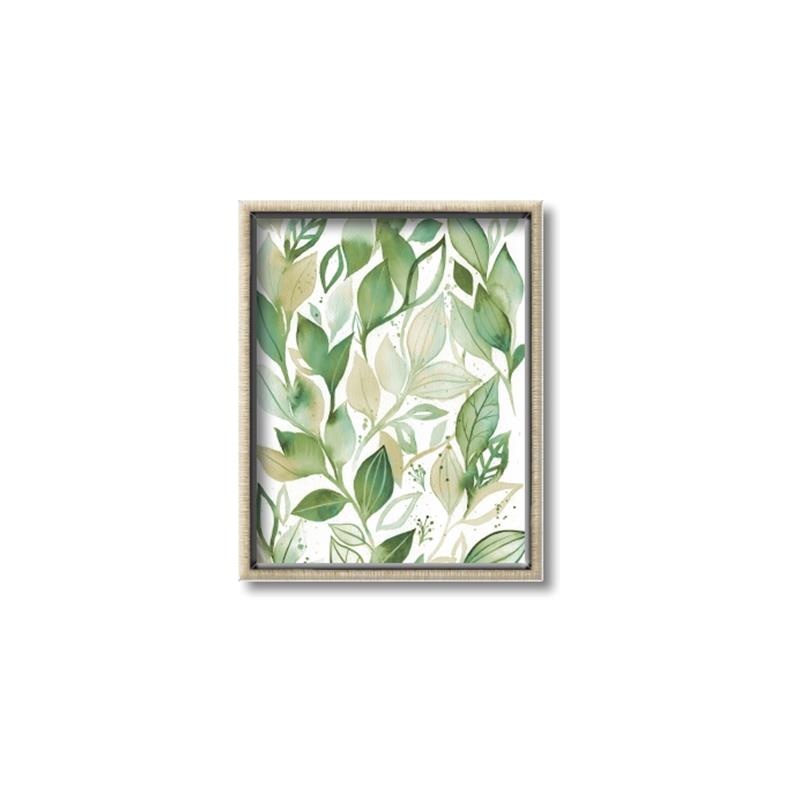 Picture of Watercolor Greens II _GroupedProduct_Rectangle_Portrait_Canvas_Framed_