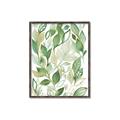 Picture of Watercolor Greens II _GroupedProduct_Rectangle_Portrait_Canvas_Framed_